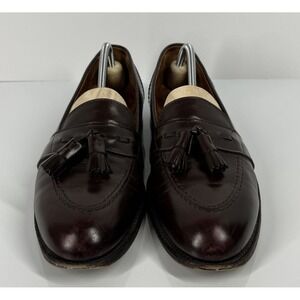 Alden 693 Full Strap Tassel Loafer Burgundy Calfskin Leather Men's 12.5 AAA
